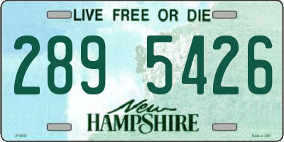 NH license plate 2895426