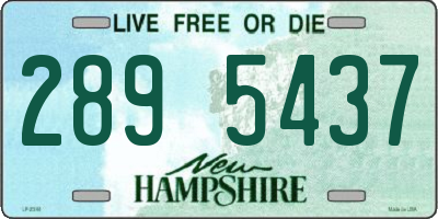 NH license plate 2895437