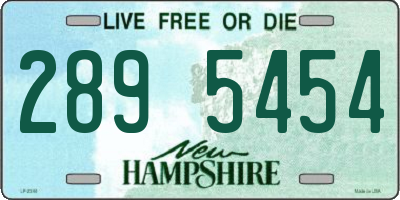 NH license plate 2895454