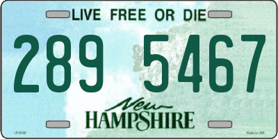 NH license plate 2895467