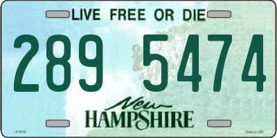 NH license plate 2895474
