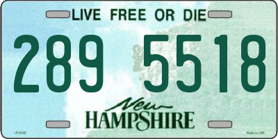 NH license plate 2895518