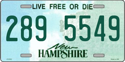 NH license plate 2895549