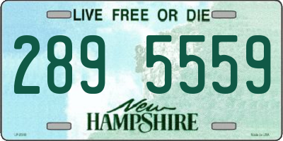 NH license plate 2895559