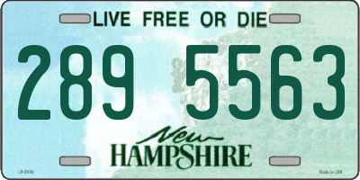 NH license plate 2895563