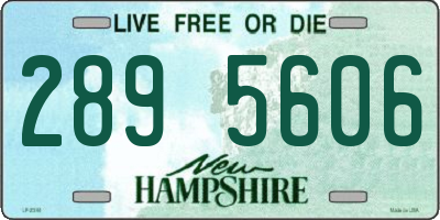 NH license plate 2895606