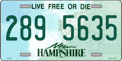NH license plate 2895635