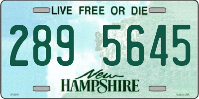 NH license plate 2895645
