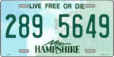 NH license plate 2895649