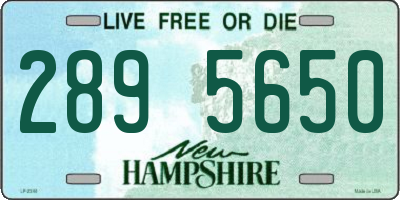 NH license plate 2895650