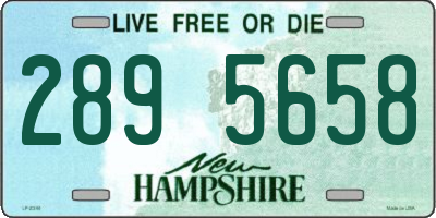 NH license plate 2895658