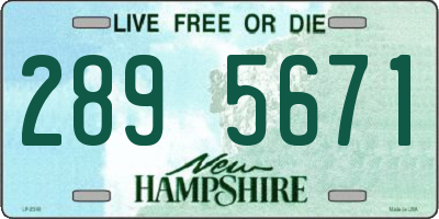 NH license plate 2895671
