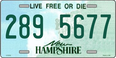 NH license plate 2895677