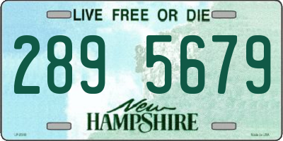 NH license plate 2895679