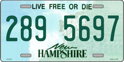 NH license plate 2895697
