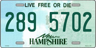 NH license plate 2895702