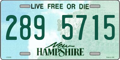 NH license plate 2895715