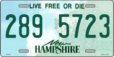 NH license plate 2895723