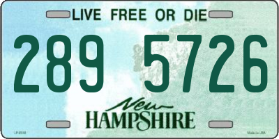 NH license plate 2895726