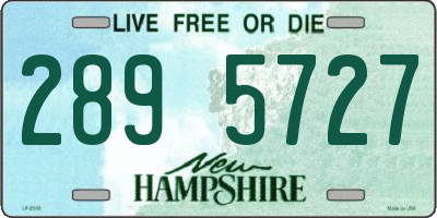 NH license plate 2895727