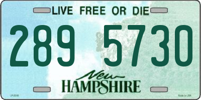 NH license plate 2895730