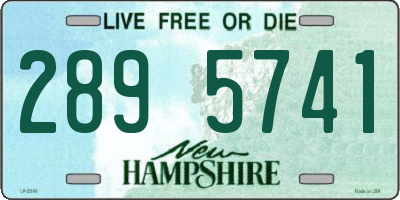 NH license plate 2895741