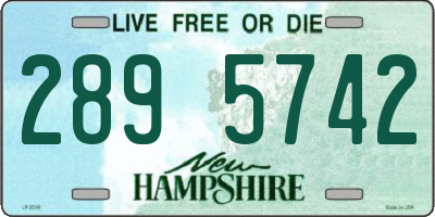 NH license plate 2895742