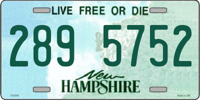 NH license plate 2895752