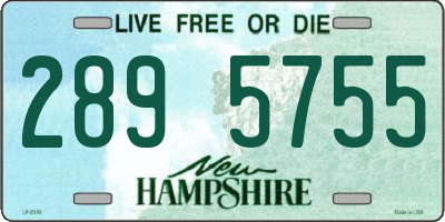 NH license plate 2895755
