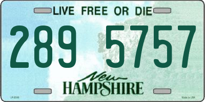 NH license plate 2895757