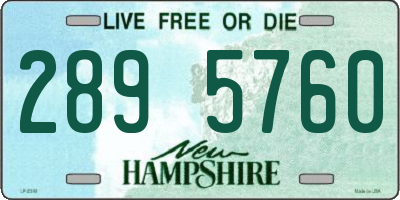 NH license plate 2895760