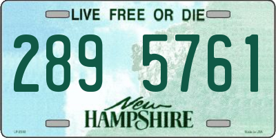 NH license plate 2895761