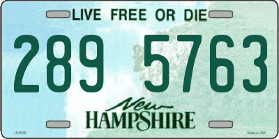 NH license plate 2895763