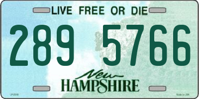 NH license plate 2895766