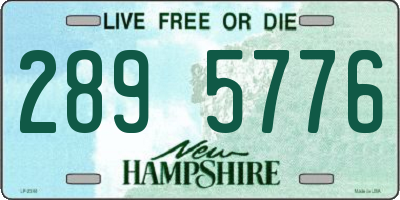 NH license plate 2895776
