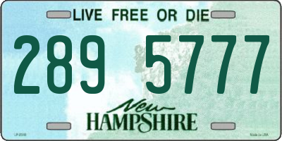 NH license plate 2895777