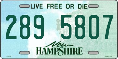 NH license plate 2895807