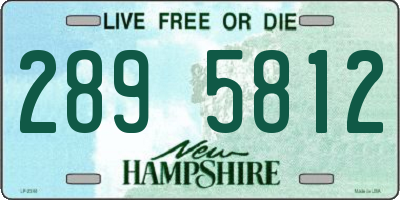 NH license plate 2895812