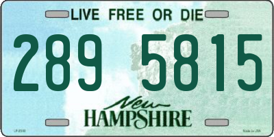 NH license plate 2895815