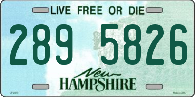 NH license plate 2895826