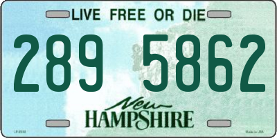 NH license plate 2895862