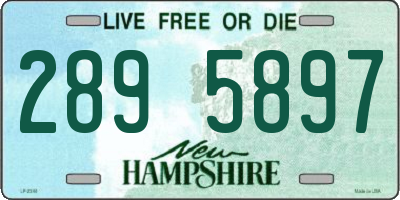 NH license plate 2895897
