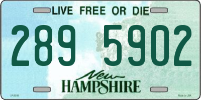 NH license plate 2895902