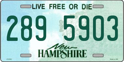 NH license plate 2895903
