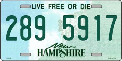 NH license plate 2895917