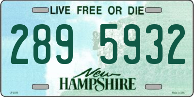 NH license plate 2895932