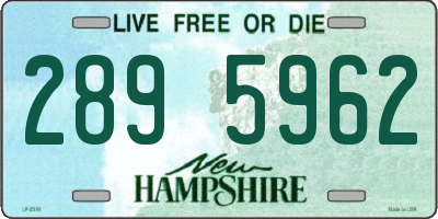 NH license plate 2895962