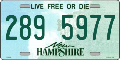 NH license plate 2895977
