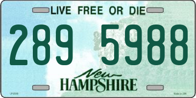 NH license plate 2895988