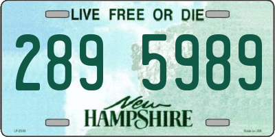 NH license plate 2895989